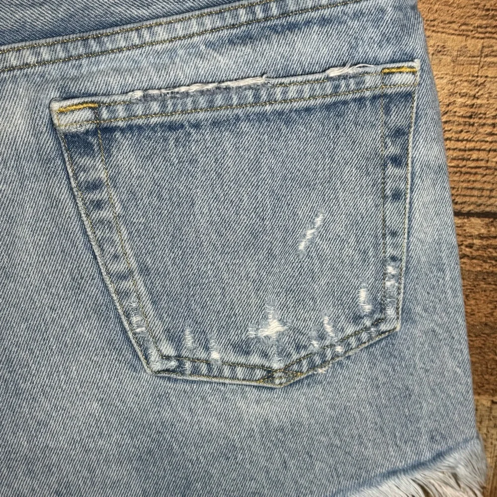 Agolde Parker Distressed Cut Off Shorts size 28 Classic Summer Festival - Picture 10 of 14